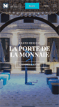 Mobile Screenshot of hotelmonnaie.com